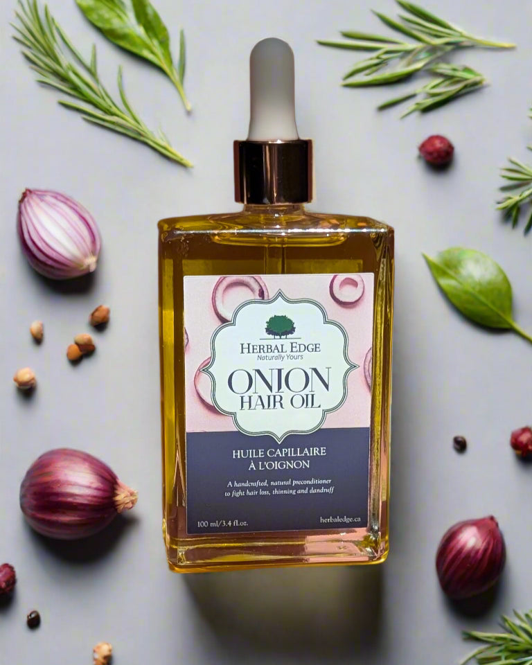 onion hair oil for hair loss, thinning & dandruff