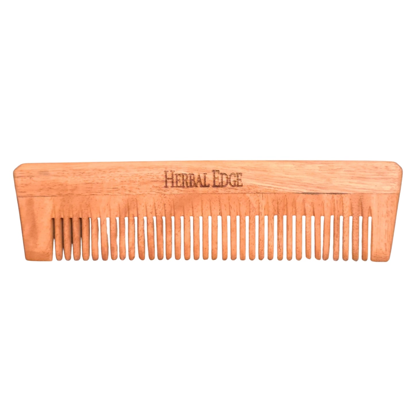 pure wood neem combs for less hair fall, dandruff & shiny hair. These handmade neem combs are made in India using ethical practices & are not coated with lacquer.