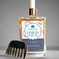 Onion Hair Oil & Kansa Comb combo