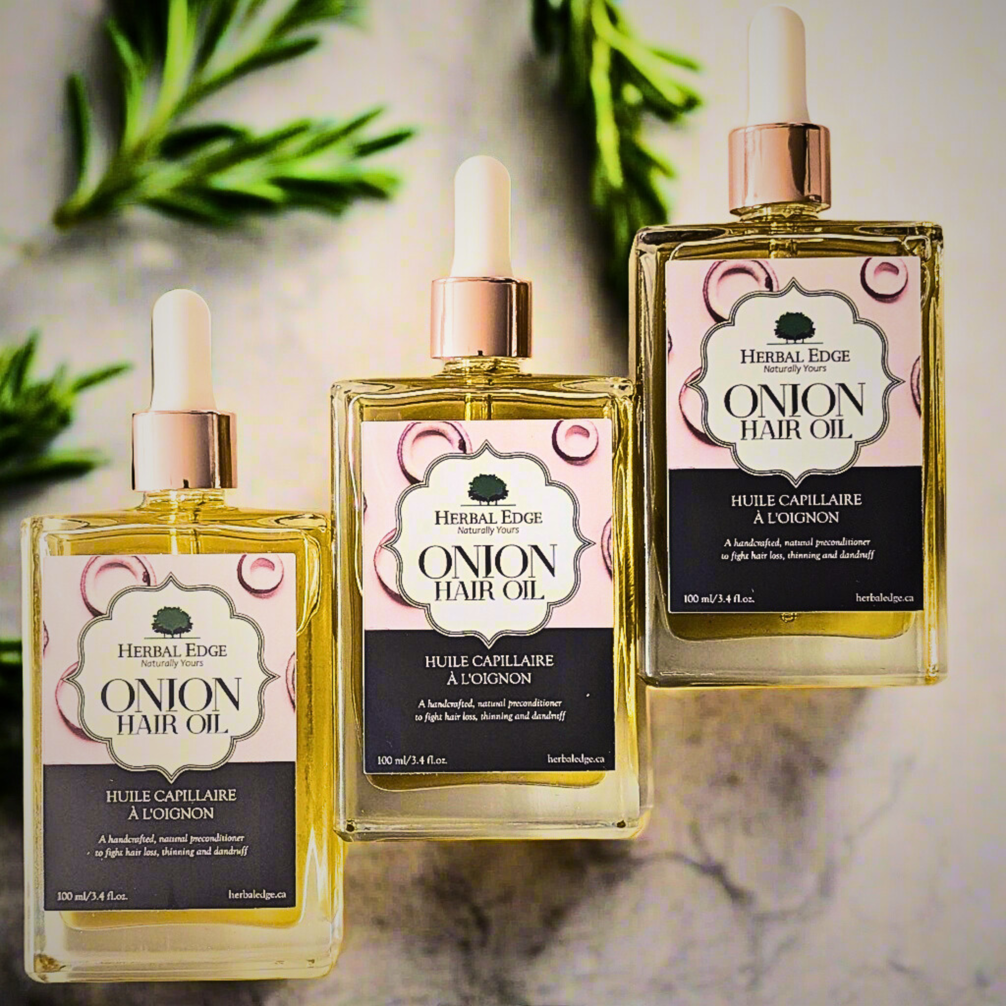 Onion Hair Oil – 3 Bottle Value Pack