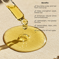 Herbal Edge Moringa Hair Oil with Flaxseed