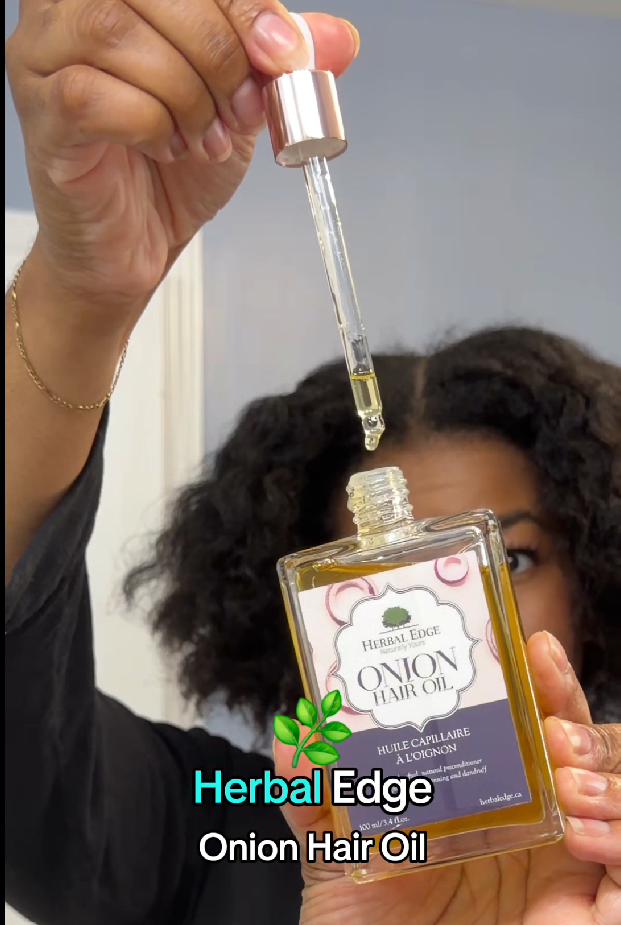 usage of the onion hair oil and before and after